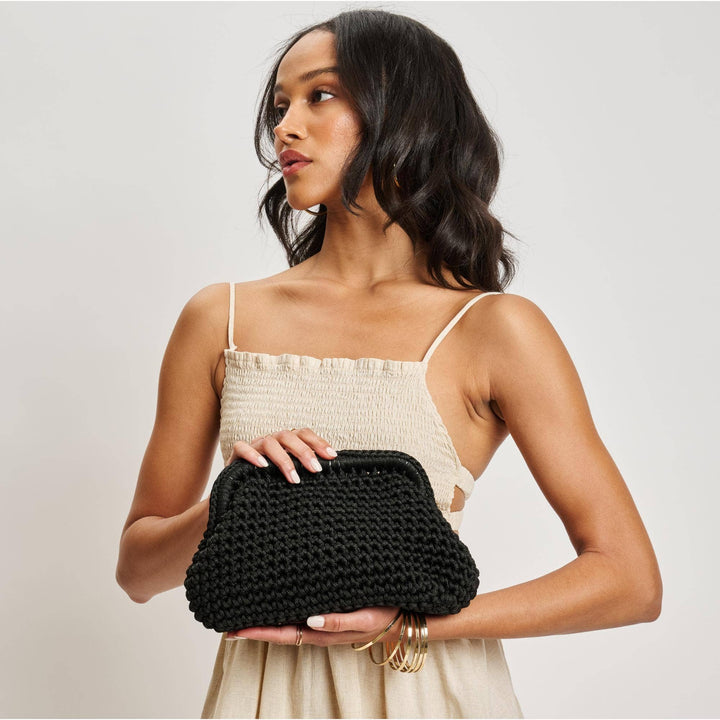 Anastasia Clutch: Black