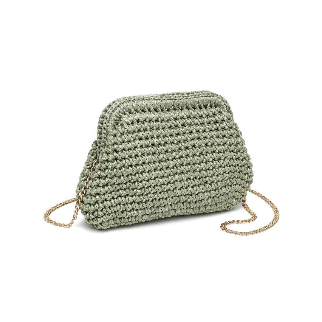 Anastasia Clutch: Sage