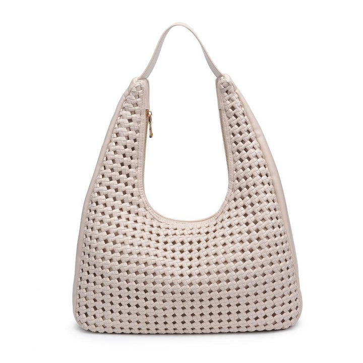 Renne Knot Woven Hobo: Oatmilk