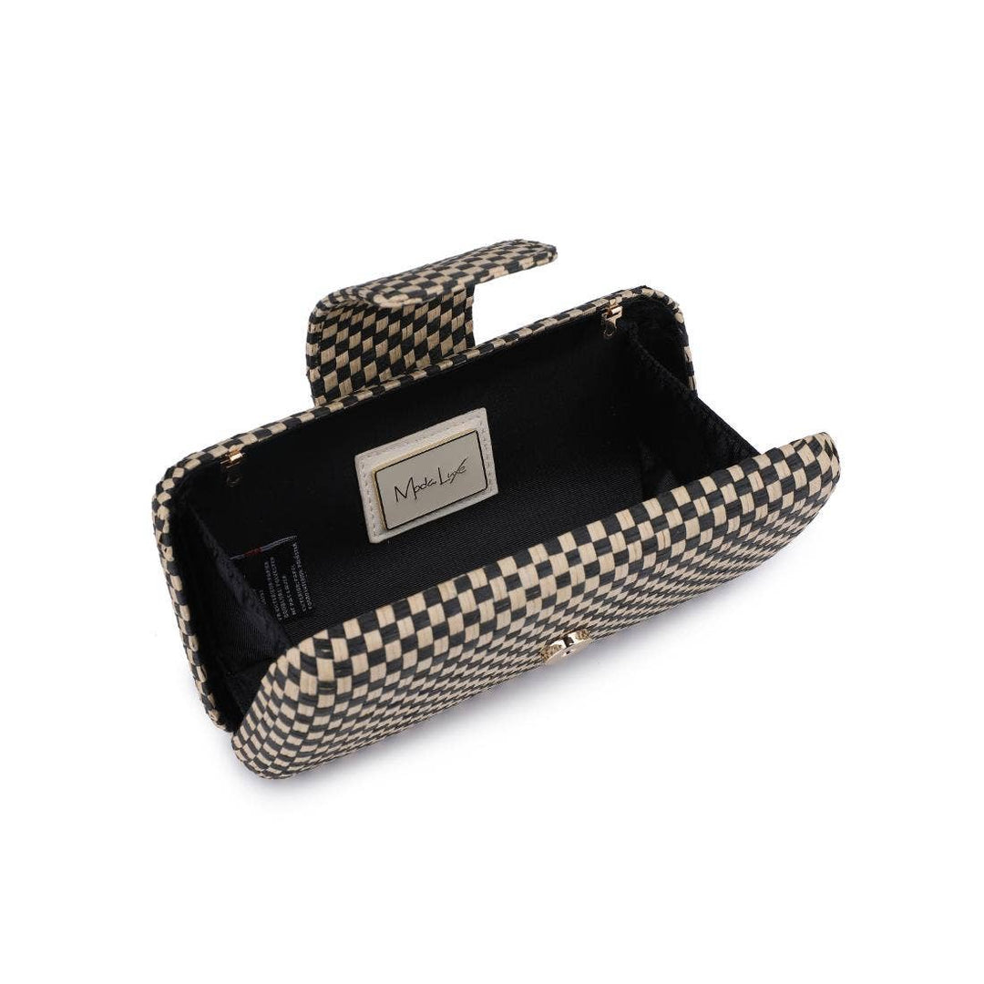 Sylvi Evening Bag: Black Natural