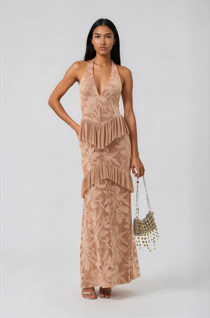 AFRM Athens Crochet Lace Dress
