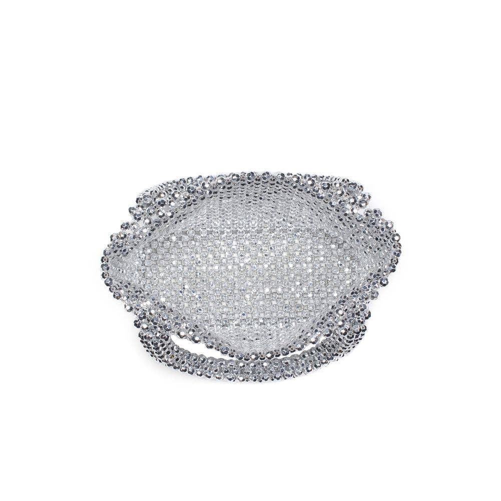 Donna Evening Bag: Silver