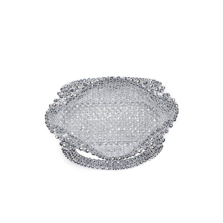 Donna Evening Bag: Silver