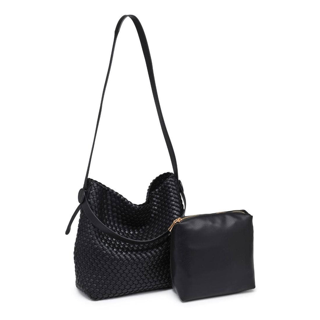 Edith Woven Hobo: Black