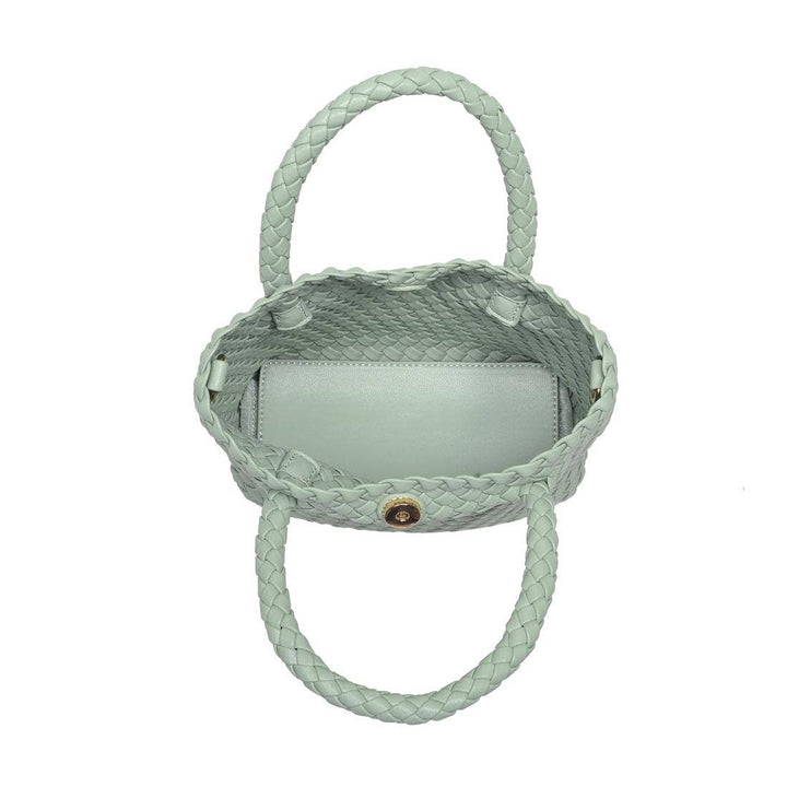 Leanna Woven Crossbody: Sage