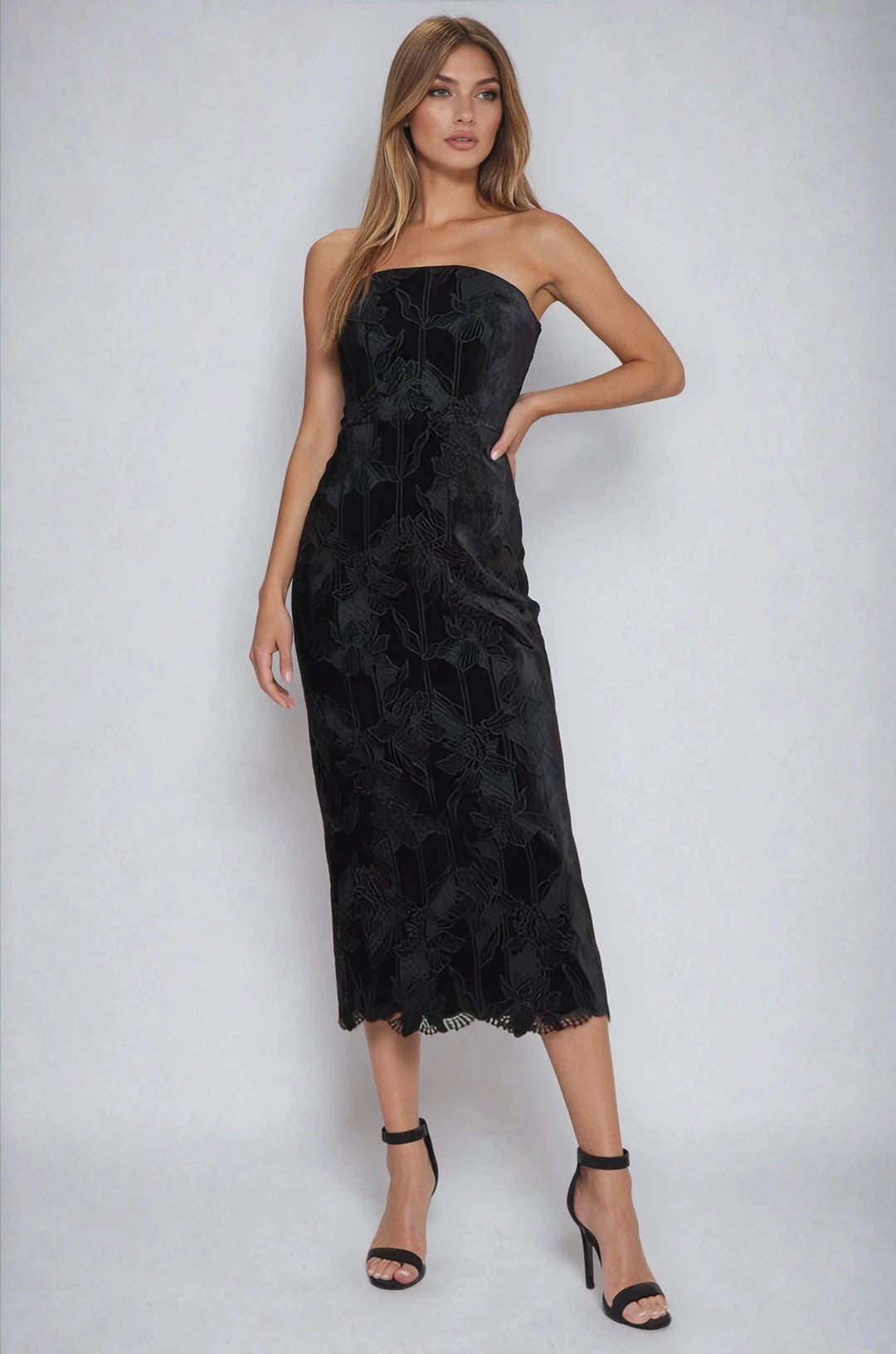 annalise midi dress Annalise Colorblock Midi Dress M
