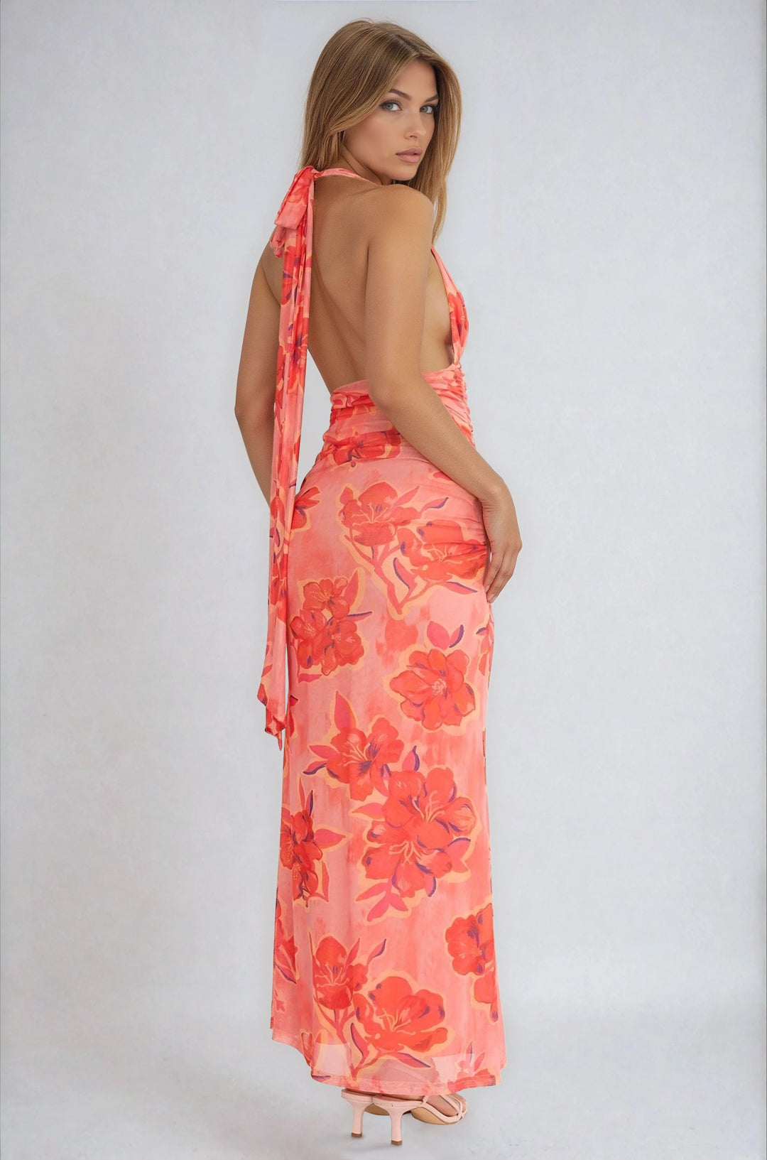 bethany maxi dress Bethany Floral Maxi Dress L