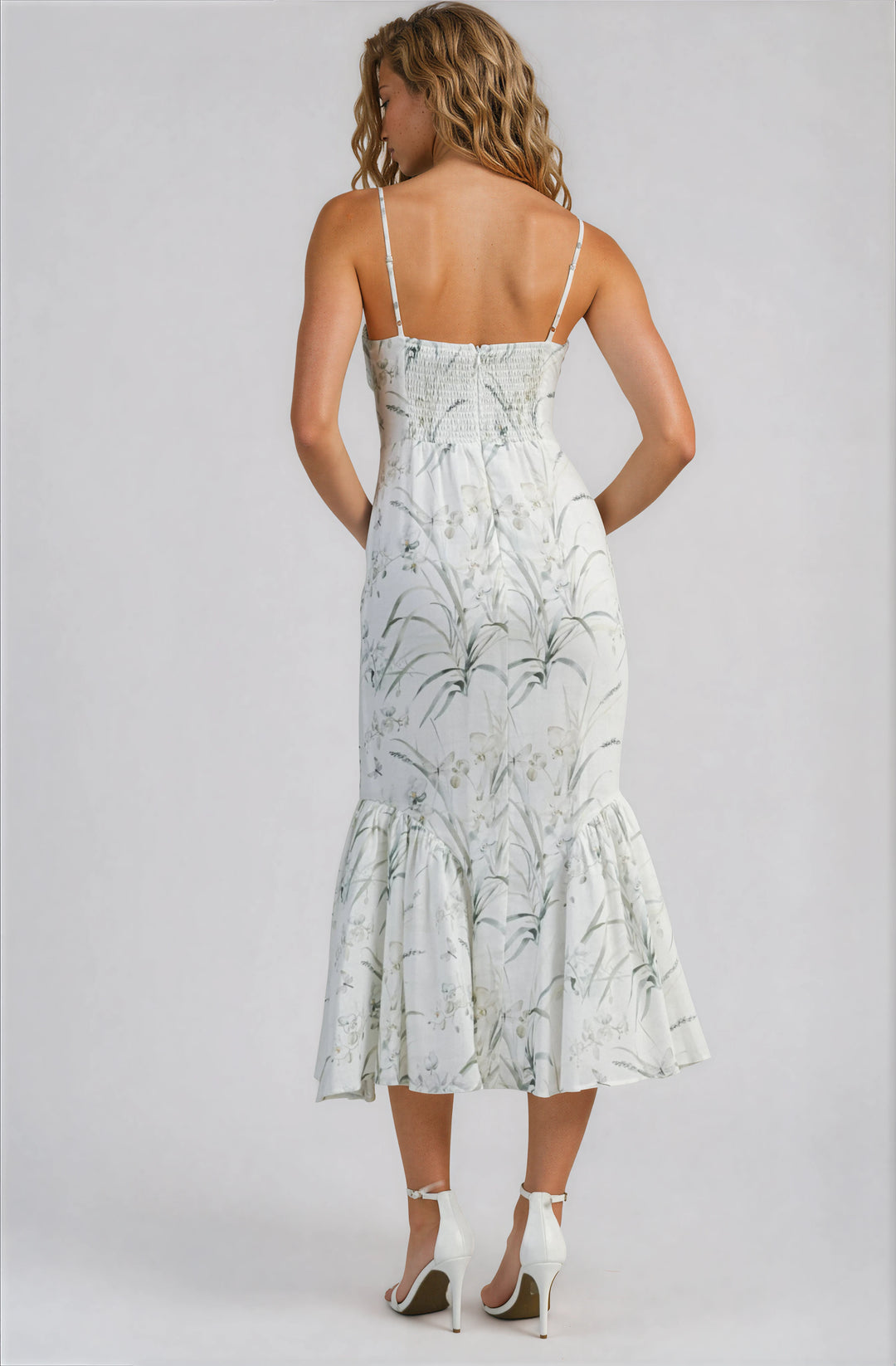 Cecily Floral Midi Dress