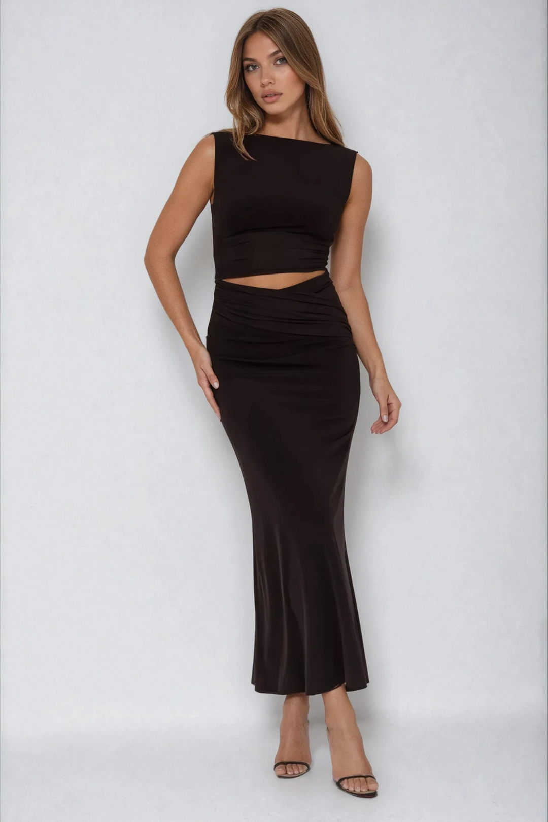 stretchable maxi dress Cotton Maxi Dress for Women Ihhxva V-Neck Short Sleeve Relaxed Fit Button Detail Solid Color Stretchable 3/4 Summer Soft Cotton- Soft Loose Front