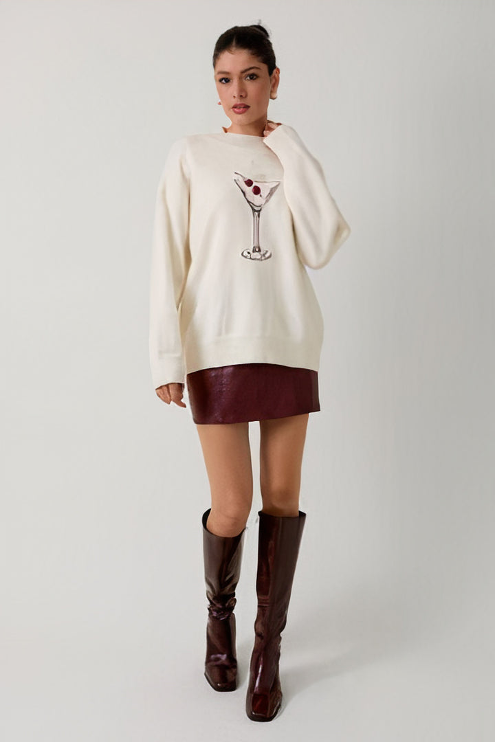 Cherry Martini Sweater