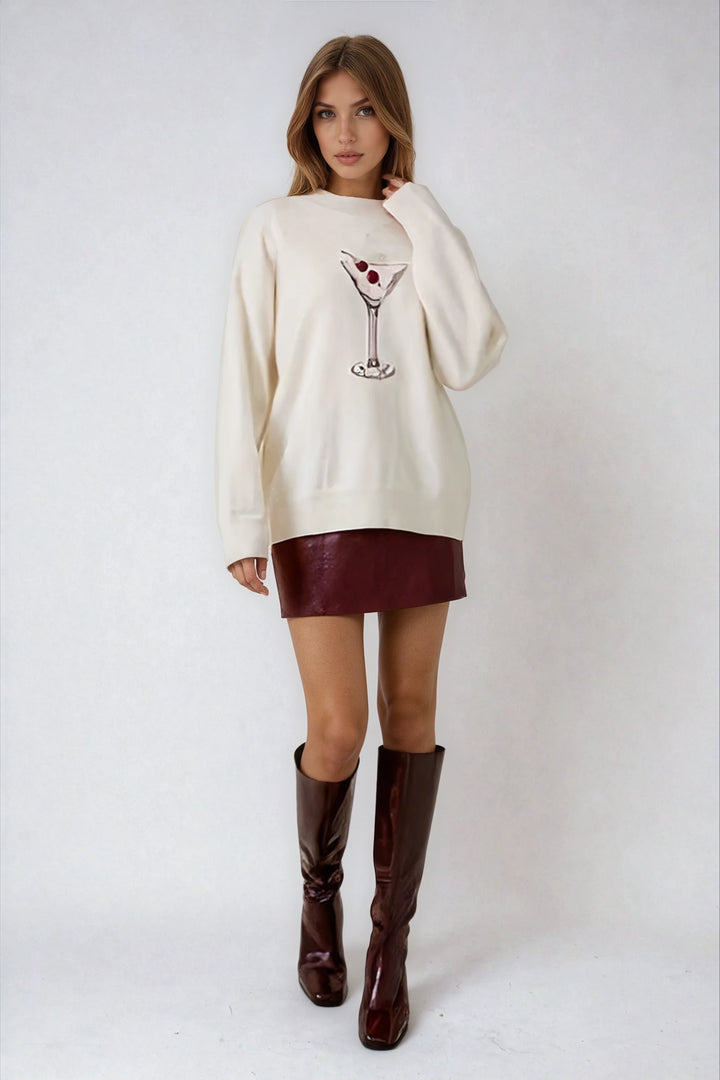 Cherry Martini Sweater