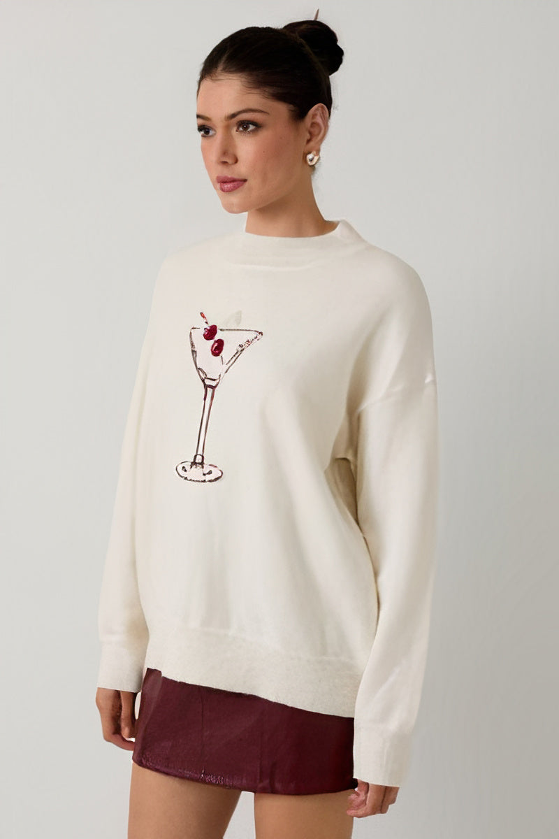 Cherry Martini Sweater