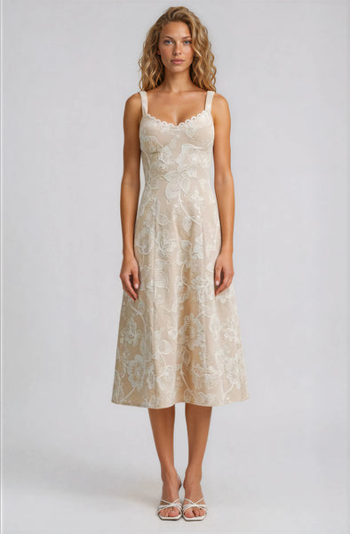 varley kayla midi dress Varley Kayla Midi Dress