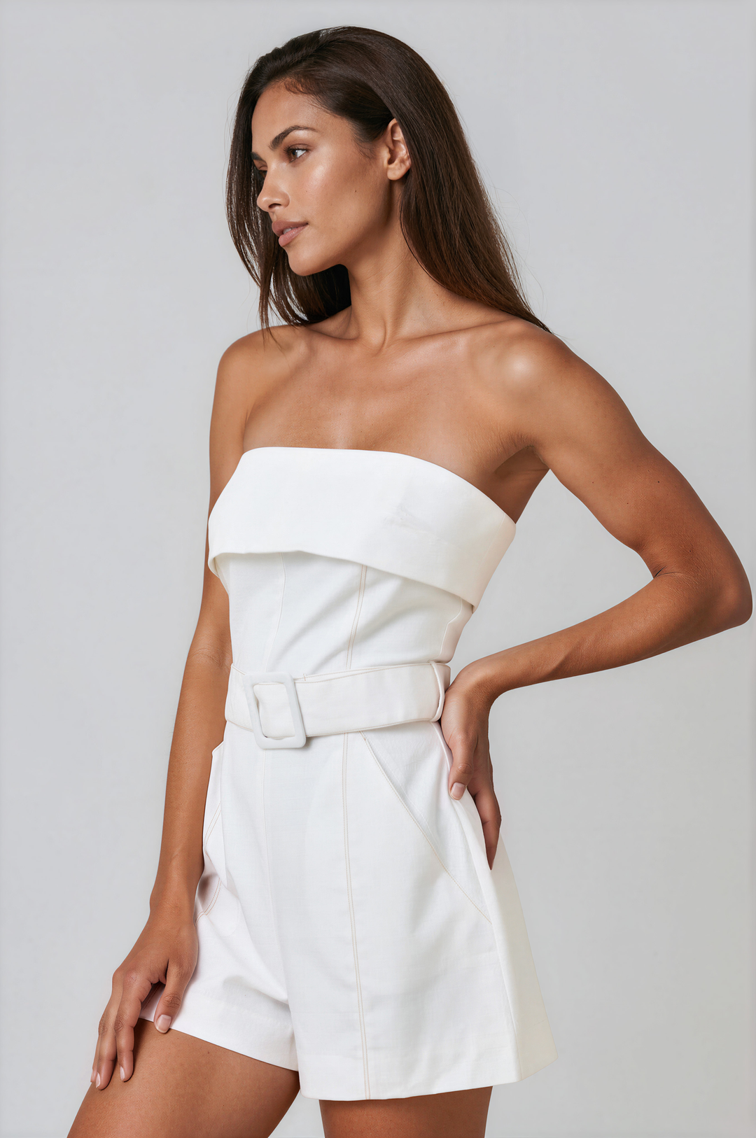 Martha Belted Romper