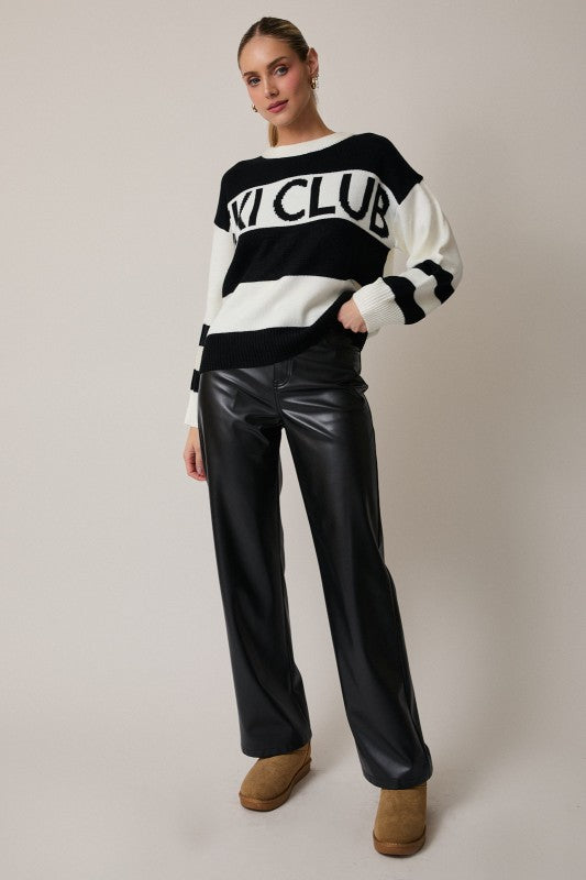 Ski Club Sweater