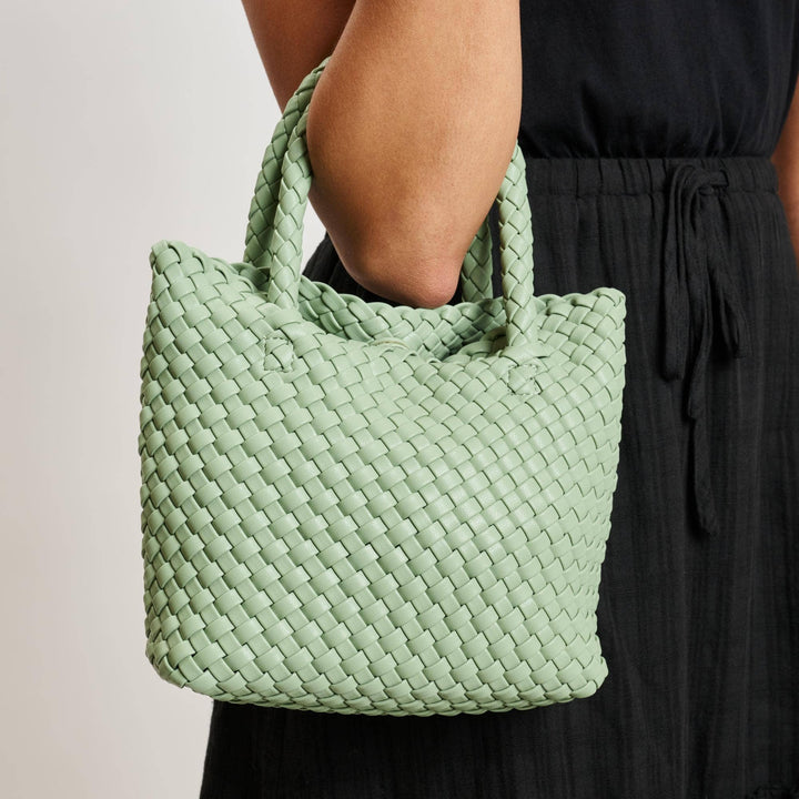Leanna Woven Crossbody: Sage