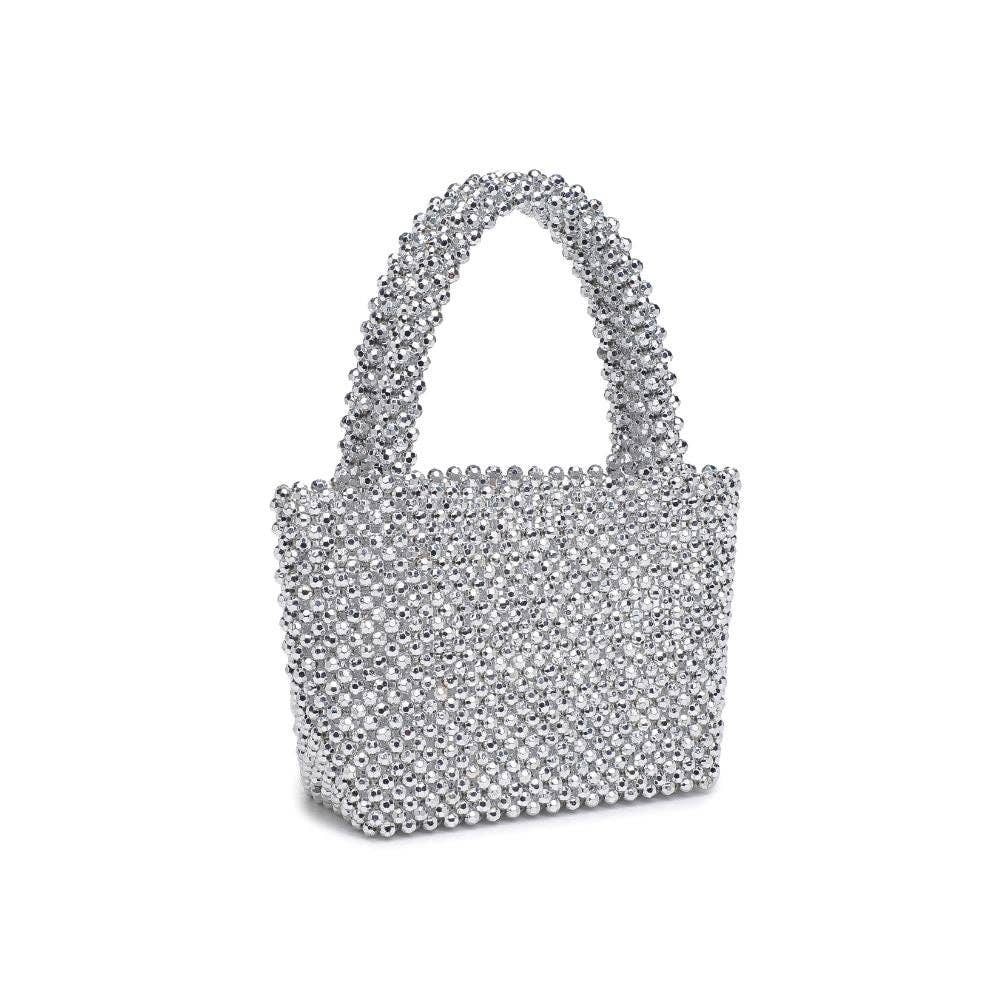Donna Evening Bag: Silver