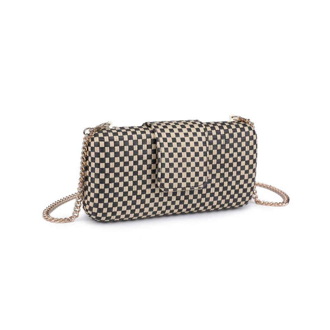Sylvi Evening Bag: Black Natural