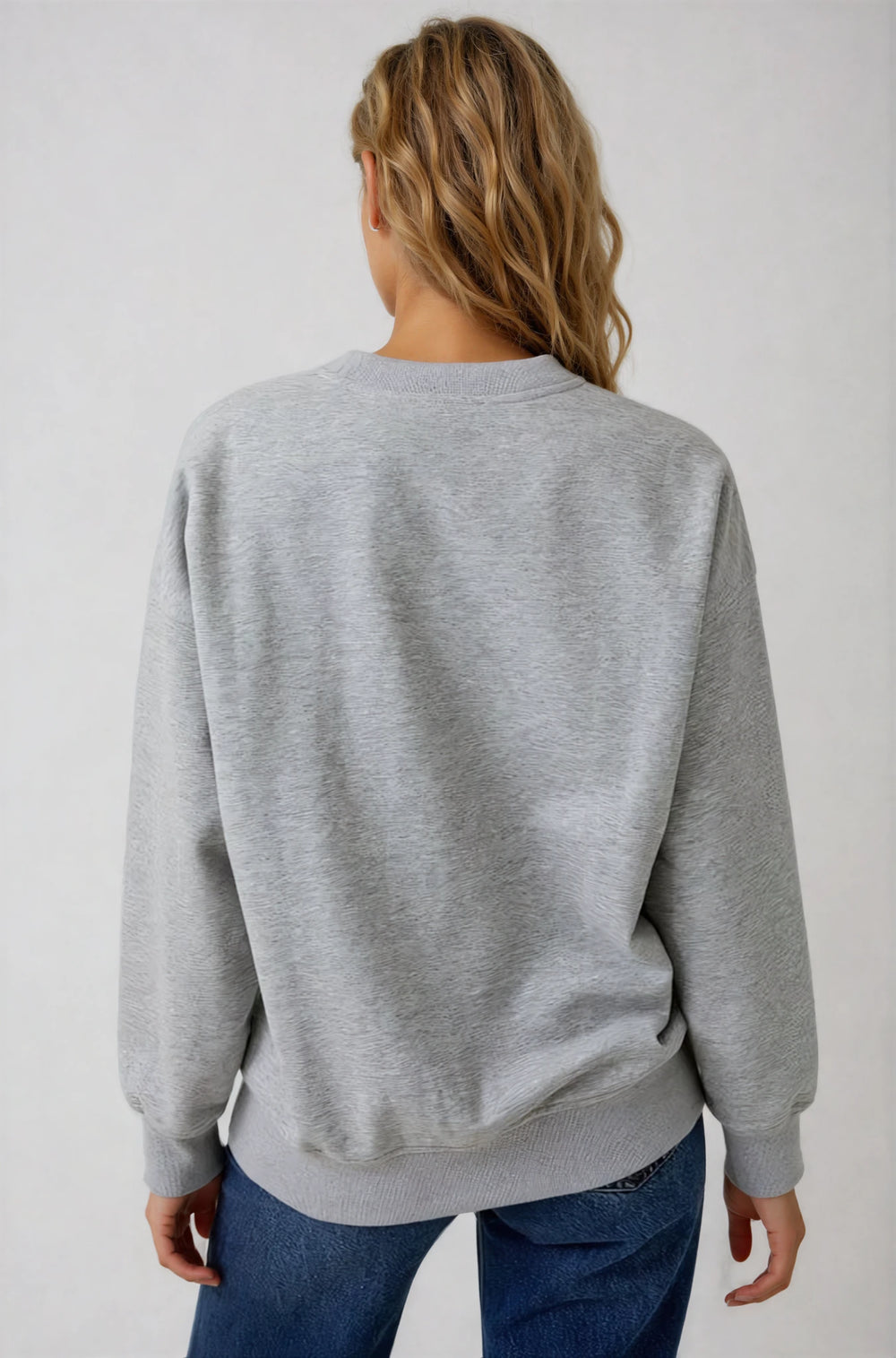 Side view champagne satin jogger pants on model