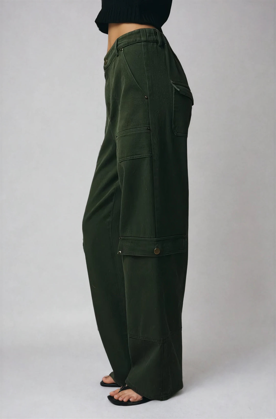 green cargo pants